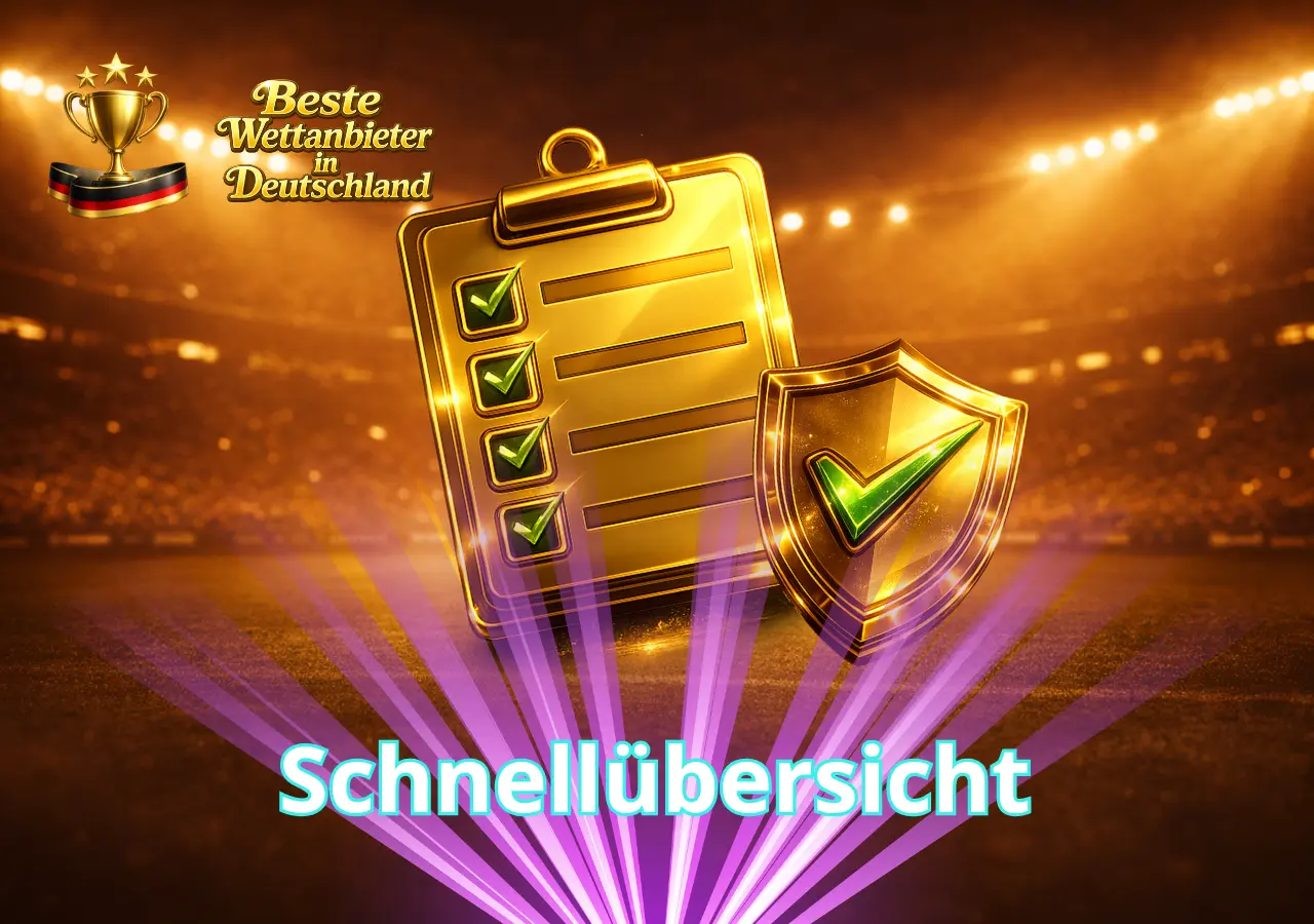 Schnellübersicht Wettanbieter Vergleich Kriterien Tabelle